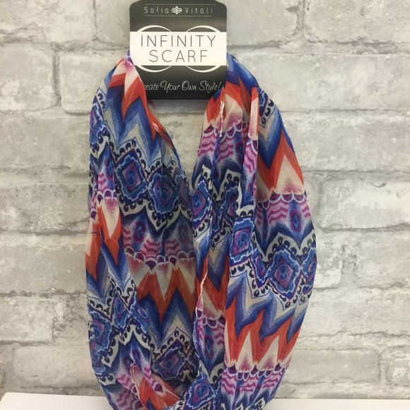 😀- 🤍 - Brand new Set of 3 Sofia Vitali Infinity Scarves! - Picture 2 of 4